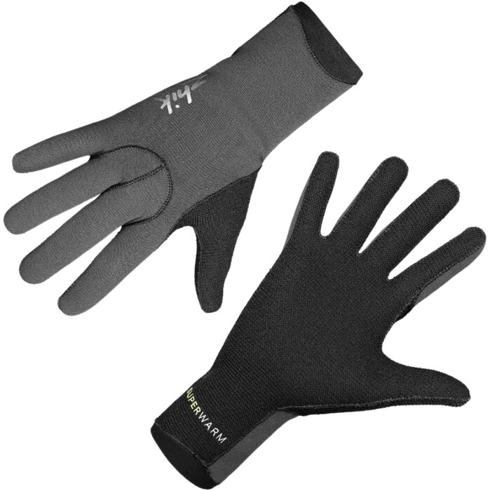 2024 Zhik Mnner Superwarm Performance Neoprene Gloves GLV-1130 - Dark Grey